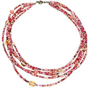 Vintage 6 Strand 70’s Revival Necklace